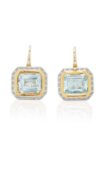 Alice Cicolini Silver Tile Emerald Cut Earring