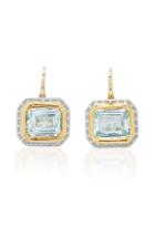 Alice Cicolini Silver Tile Emerald Cut Earring