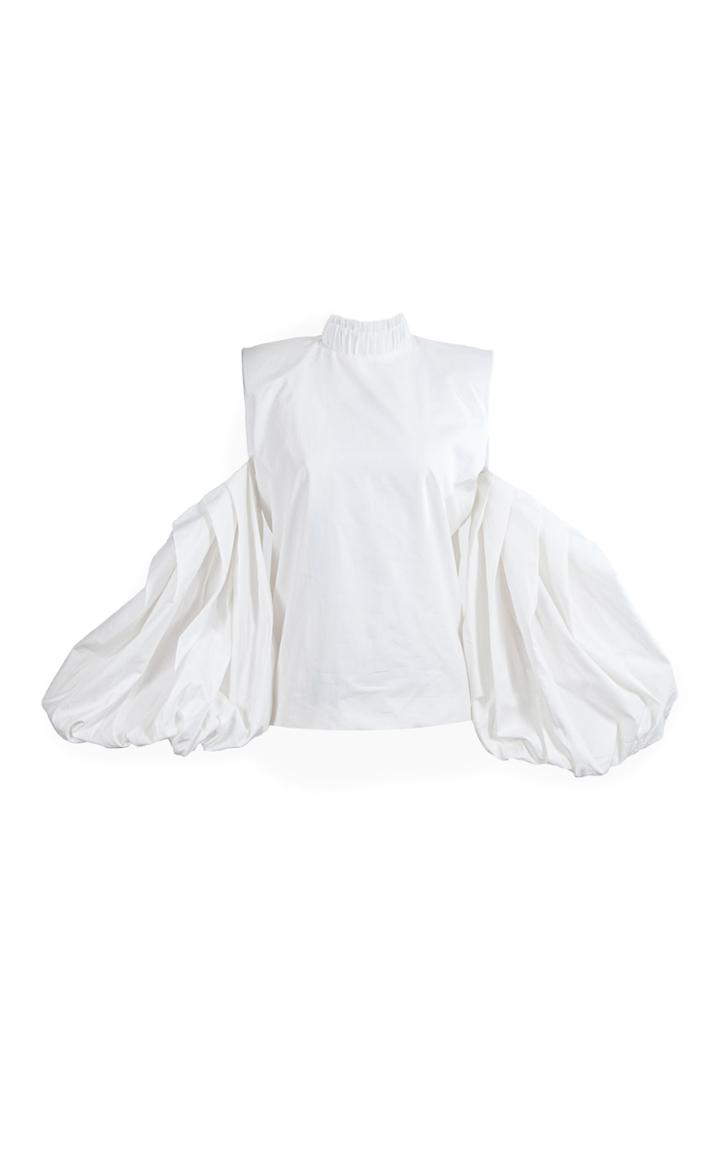 Moda Operandi By Efrain Mogollon Lucia Cold Shoulder Cotton Top