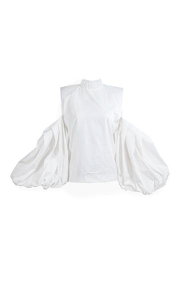 Moda Operandi By Efrain Mogollon Lucia Cold Shoulder Cotton Top