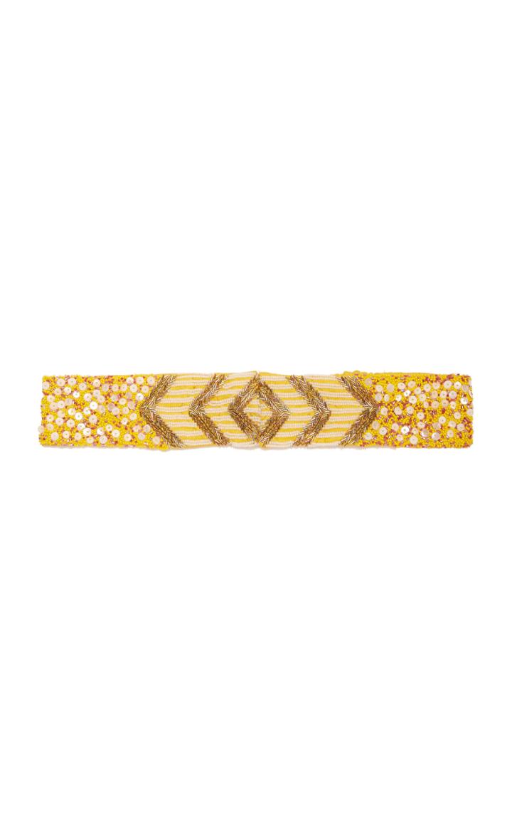 Verandah Geometric Hand Beaded Belt