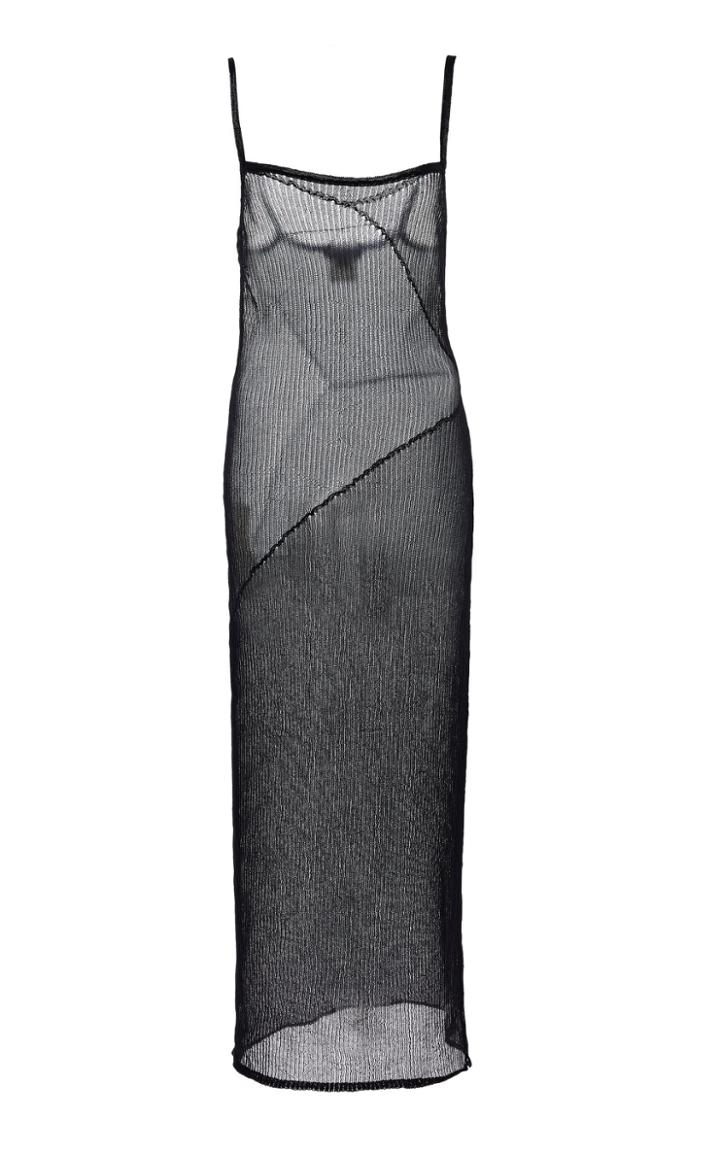 Moda Operandi Ann Demeulemeester Ribbed Knit Midi Dress Size: S