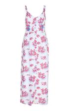 Gl Hrgel Floral Linen Maxi Dress