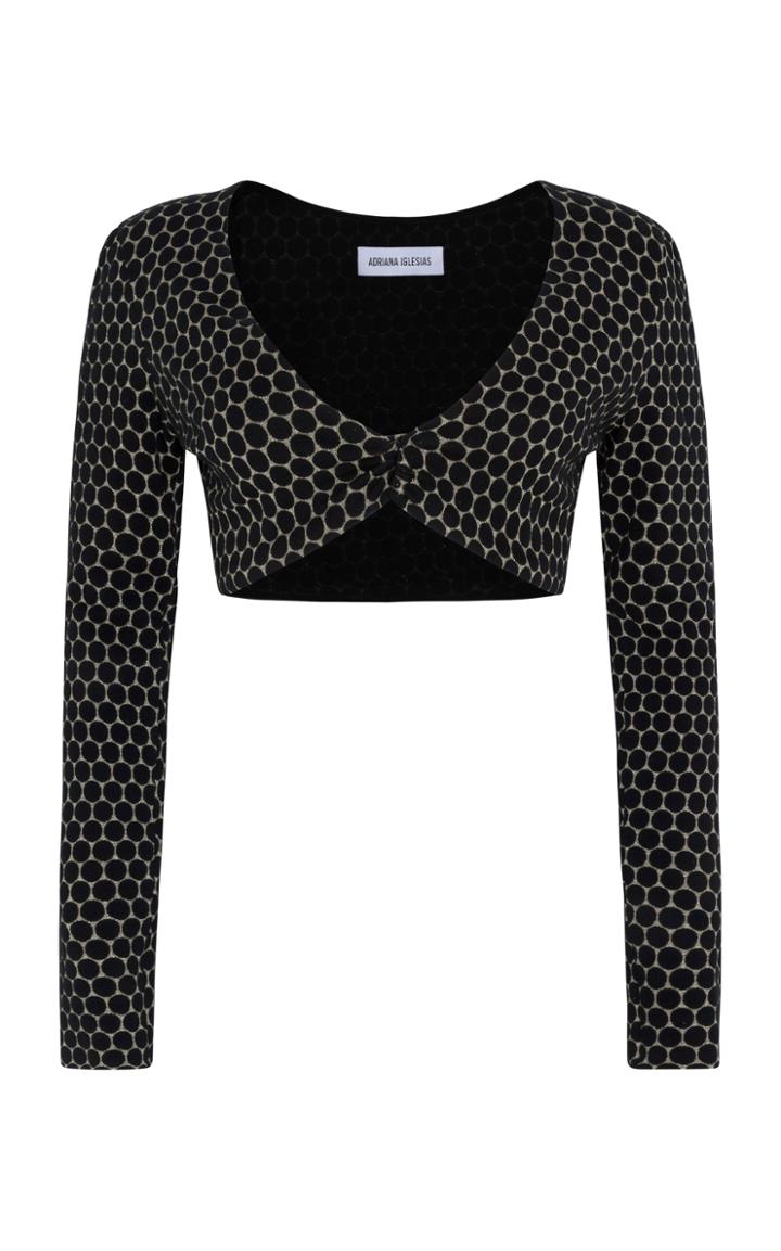 Adriana Iglesias Bassa Cropped Top