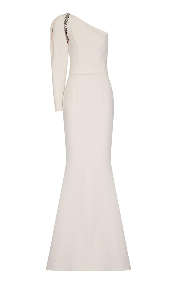 Moda Operandi Safiyaa Dolyse Crystal-embellished Heavy Crepe Dress