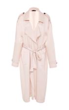 Marissa Webb Corey Satin Crepe Overcoat