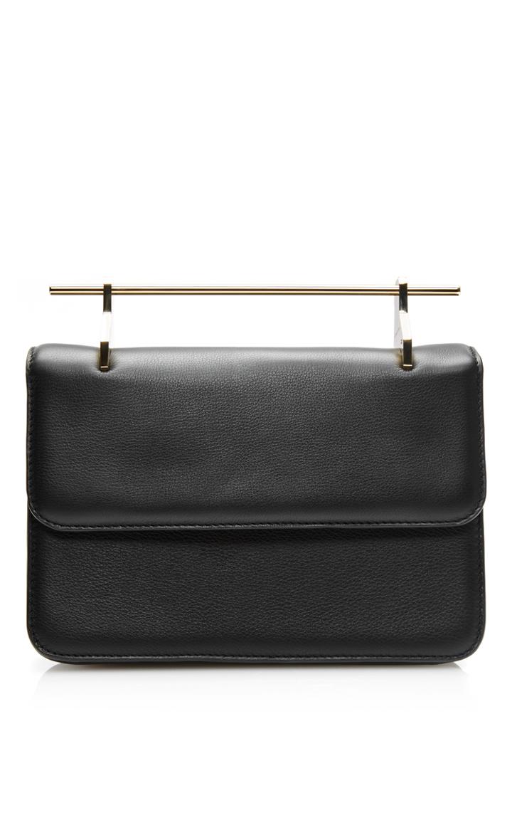 M2malletier La Fleur Du Mal Calf Leather Bag In Black
