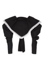Jacquemus Lace Trim Cropped Blouse