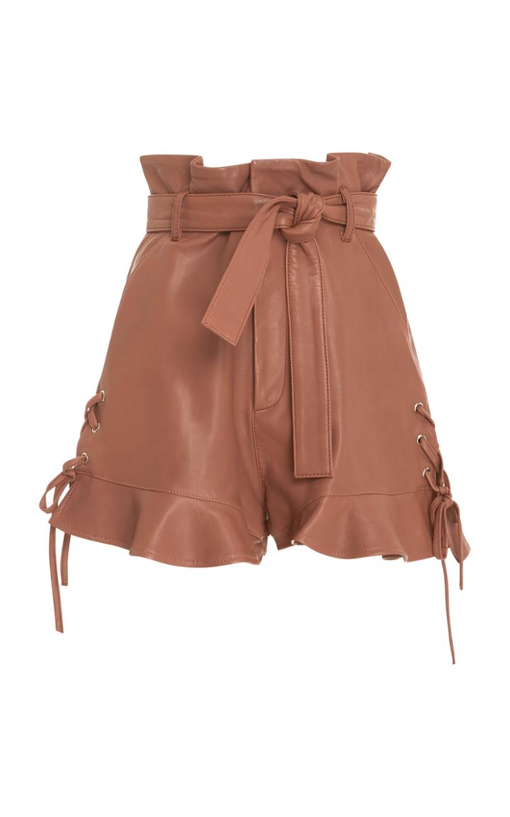 Marissa Webb Tina Leather Shorts