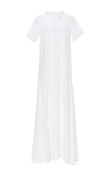 Macgraw White Lattice Mustang Dress