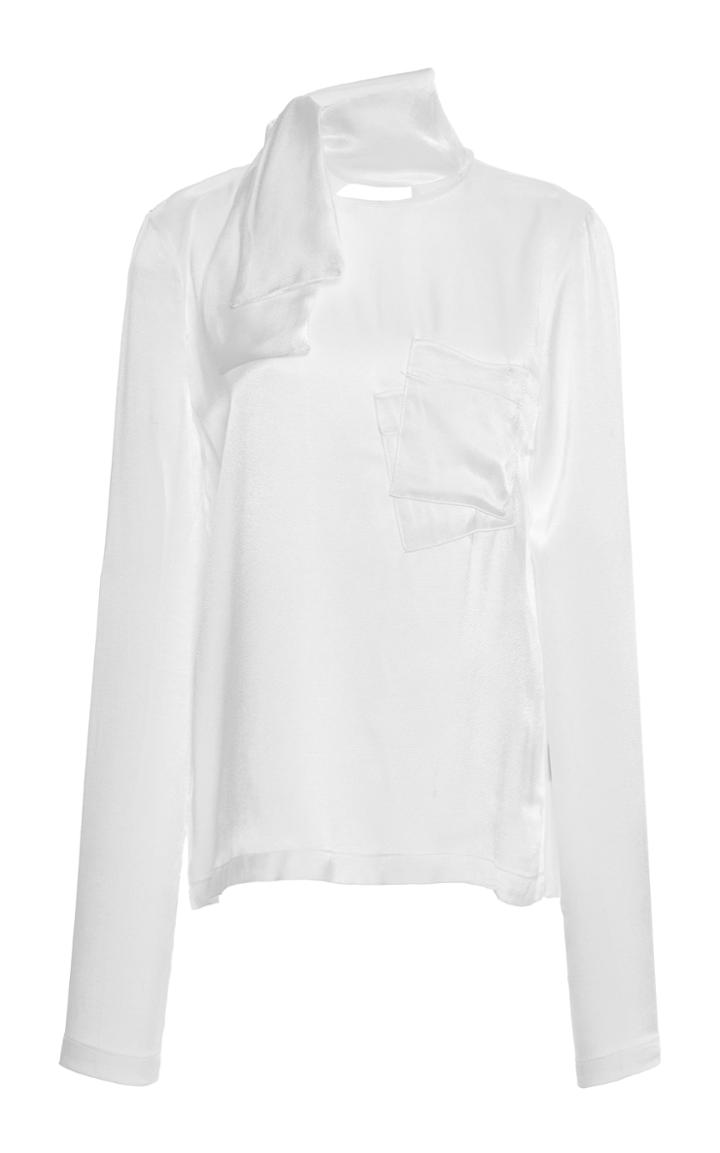 Maki Oh Wavy Scarf Shirt