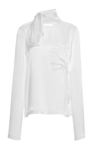 Maki Oh Wavy Scarf Shirt