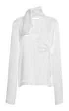 Maki Oh Wavy Scarf Shirt