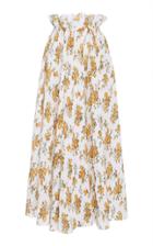 Zimmermann Golden Plisse Skirt