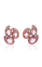 Arunashi One-of-a-kind Paisley Pink Tourmaline Earrings