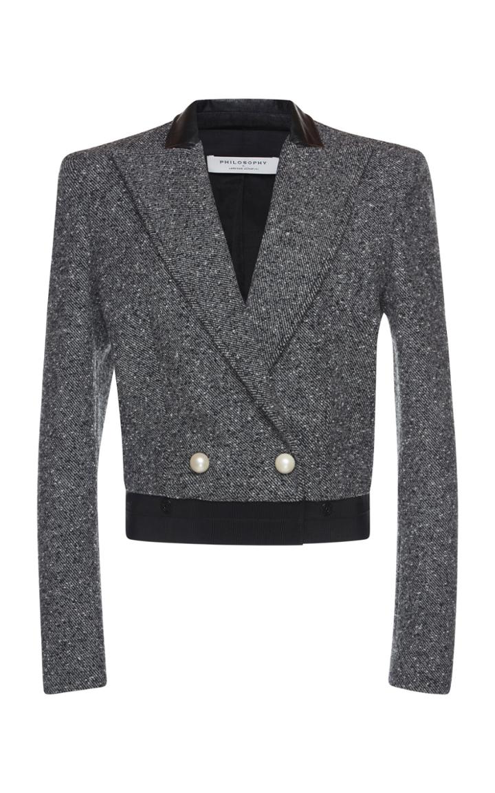 Philosophy Di Lorenzo Serafini Wool Tweed Jacket