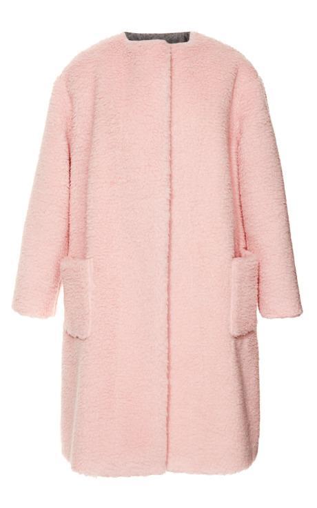 Preorder Rochas Peluche Powder Pink Coat