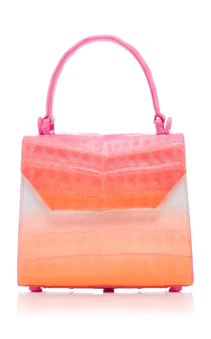 Nancy Gonzalez Gradient Crocodile Top Handle