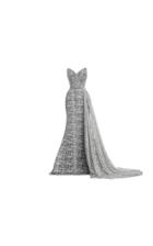 Mark Bumgarner Crystal Strapless Ballgown