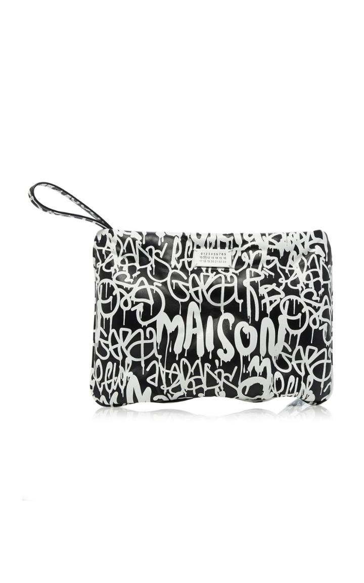 Maison Margiela Glam Slam Graffiti Leather Bag