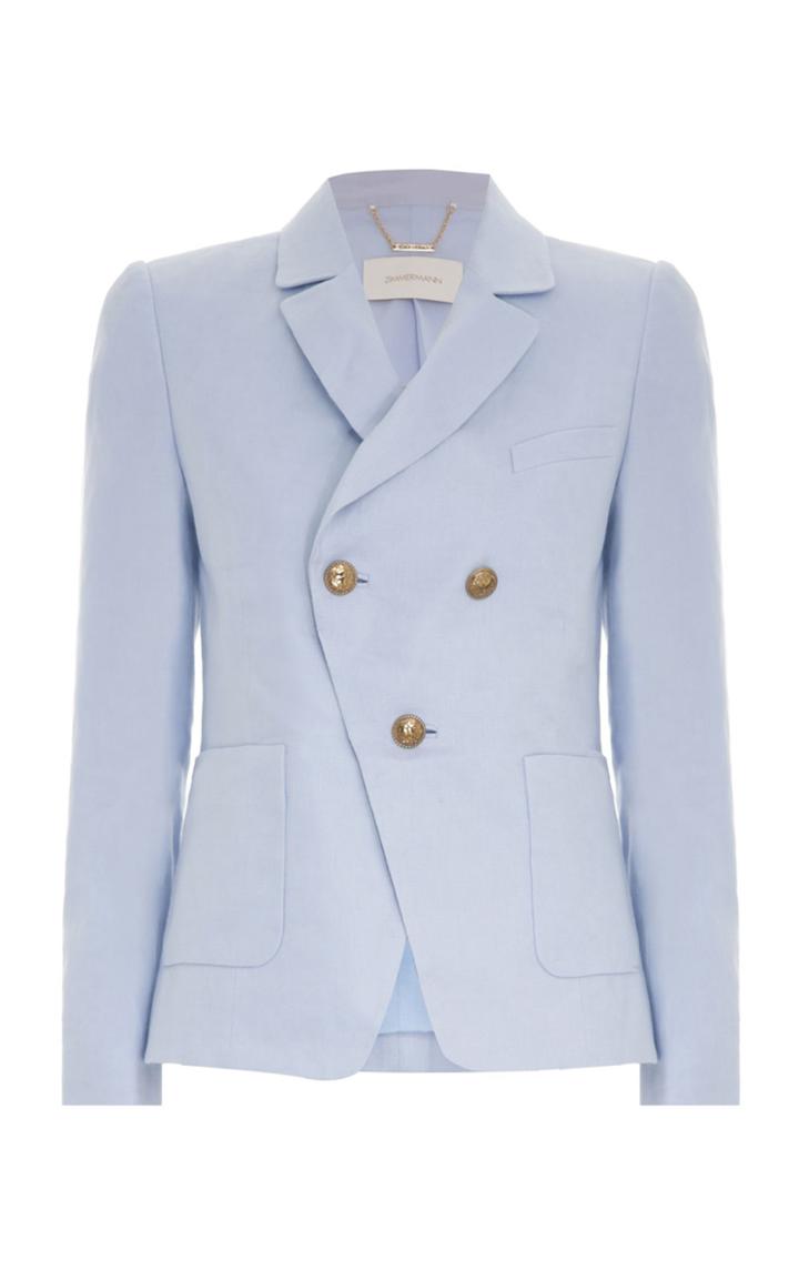 Moda Operandi Zimmermann The Lovestruck Linen Tuxedo Jacket
