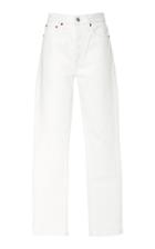 Re/done Seventies Box Originals High Rise Straight Jean W/ Slits