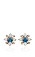 Alasia Anemoni Topaz And Green Garnet Earrings