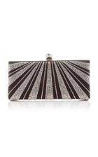 Jimmy Choo Celeste Crystal-embellished Satin Clutch