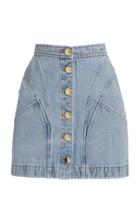 Moda Operandi Acler Florence Cotton Denim Mini Skirt