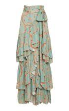 Johanna Ortiz M'o Exclusive Maspalomas Silk Double Georgette Skirt