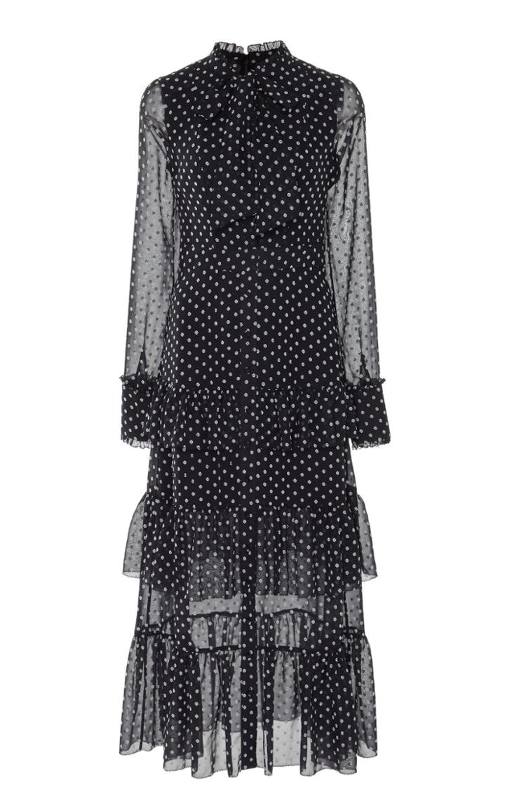 Alexis Parissa Pussy-bow Dot Dress