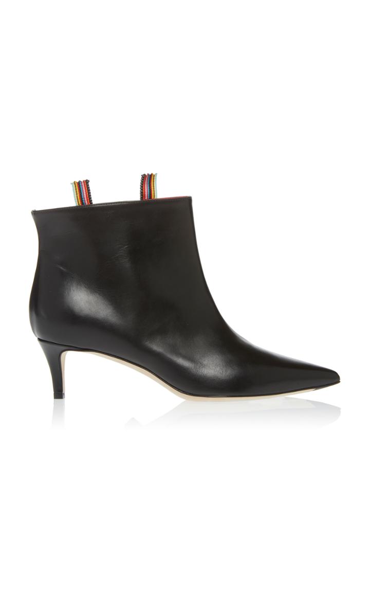 Marco De Vincenzo Striped Bootie