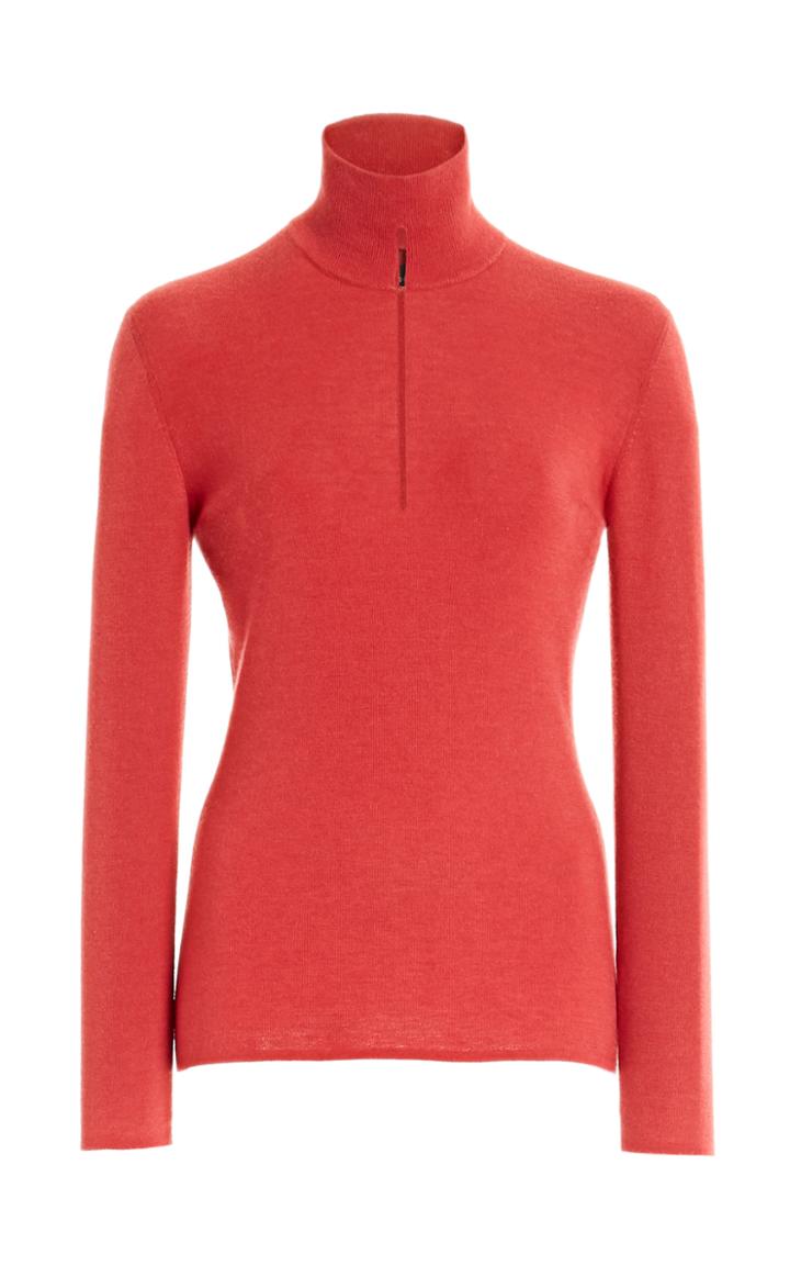 Moda Operandi Akris Cashmere-silk Turtleneck Knit Sweater