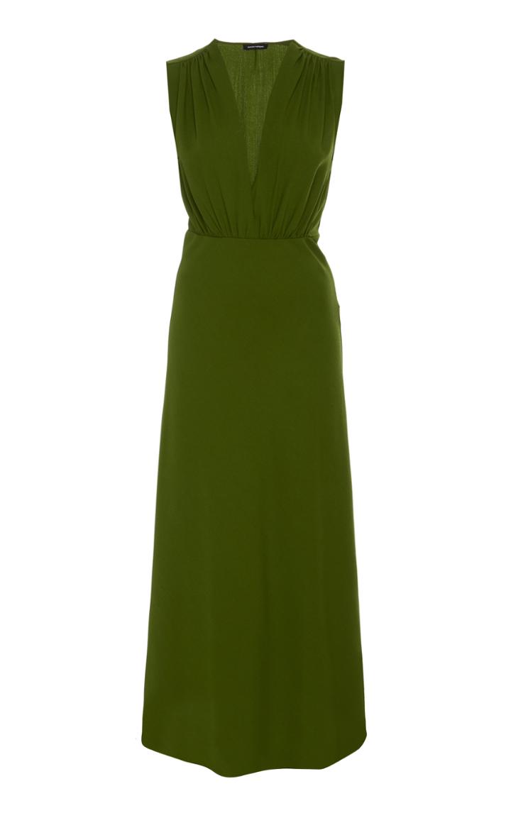 Narciso Rodriguez Wool Crepe Bias Dress