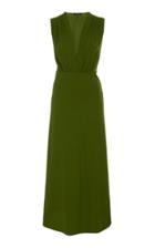 Narciso Rodriguez Wool Crepe Bias Dress