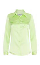 Adriana Iglesias Emilie Silk Satin Shirt