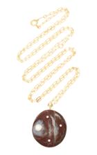 Cvc Stones Magnus 18k Gold Stone And Diamond Necklace