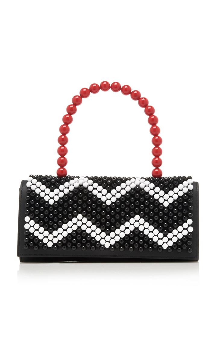 Les Petits Joueurs Amour Leather Clutch