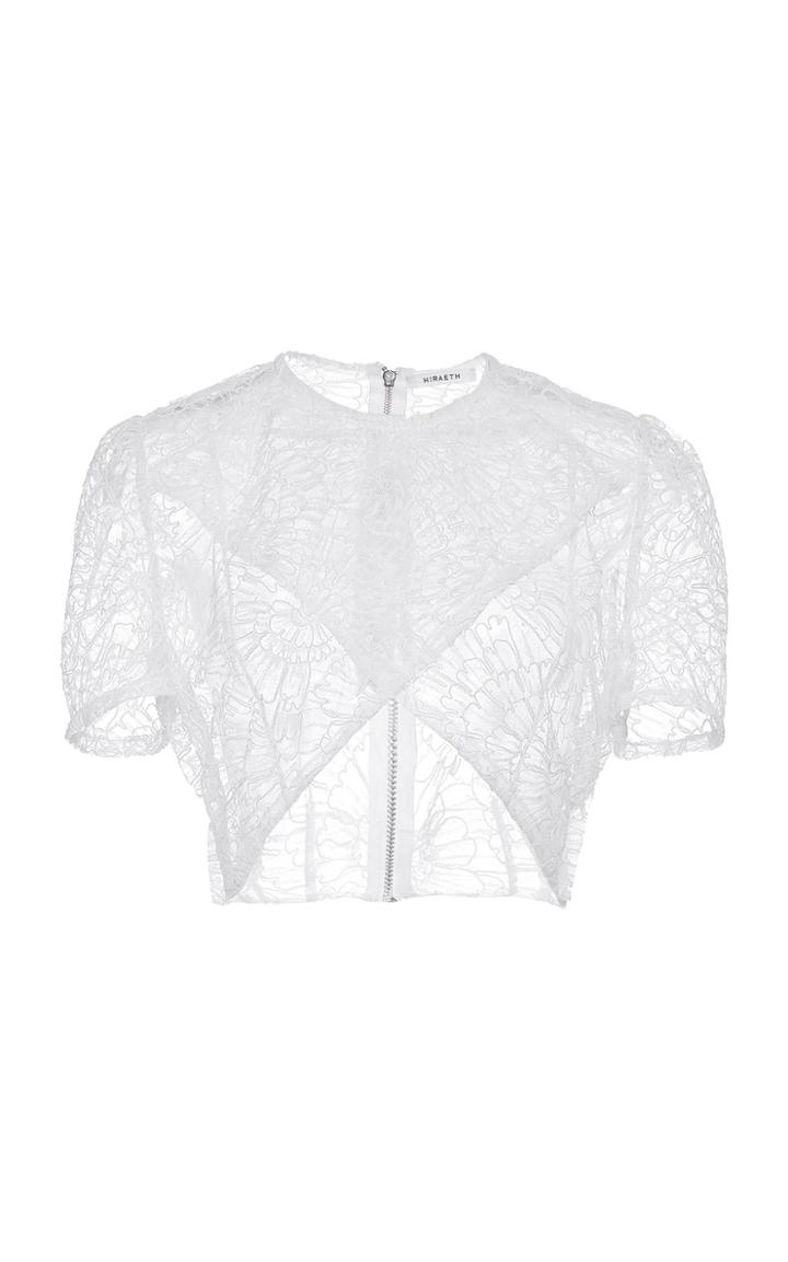 Moda Operandi Hiraeth Criss Cross Laced Tulle Top Size: 2