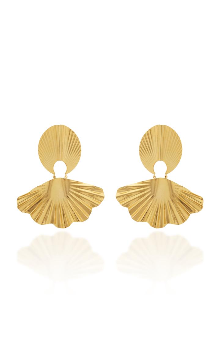 Jennifer Behr Nerissa Gold-tone Earrings
