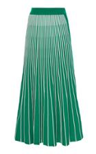 Alexis Vani High-rise Striped Ribbed-knit Skirt