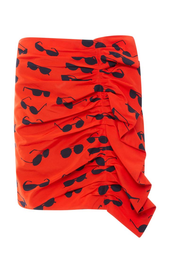 Victoria Victoria Beckham Asymmetric Ruffle Skirt