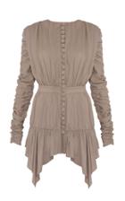 Lado Bokuchava Draped Mini Dress