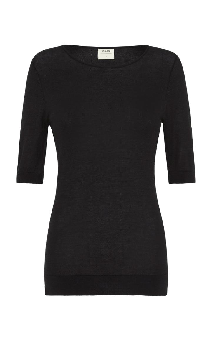 St. Agni Sai Ribbed Cotton T-shirt
