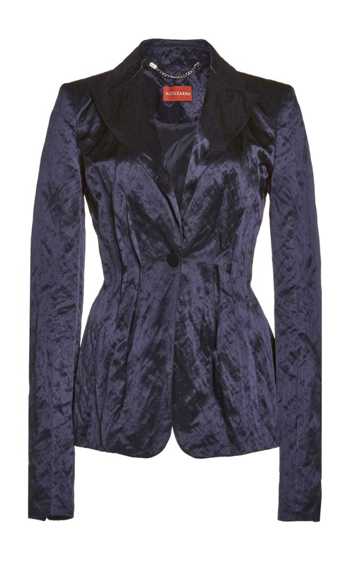 Moda Operandi Altuzarra Eleanor Crushed Velvet Blazer