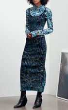 Moda Operandi Paco Rabanne Sleeveless Ribbed-knit Wool Dress