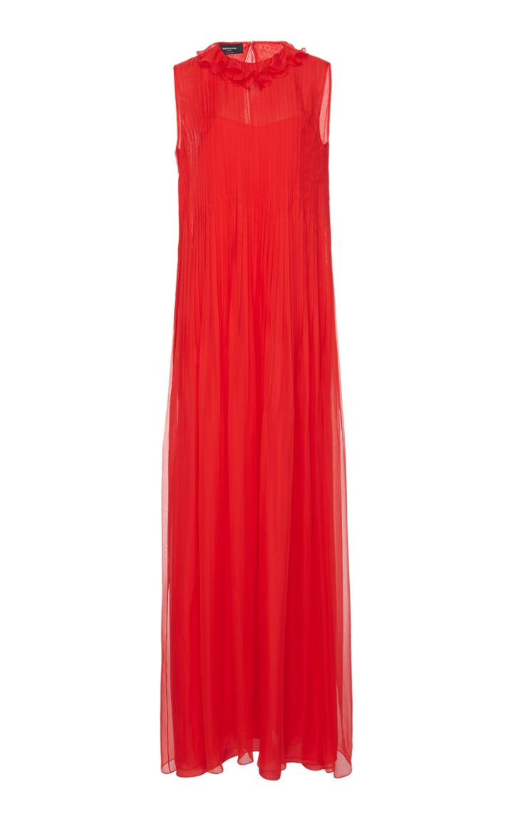 Rochas Oliera Pleated Float Dress