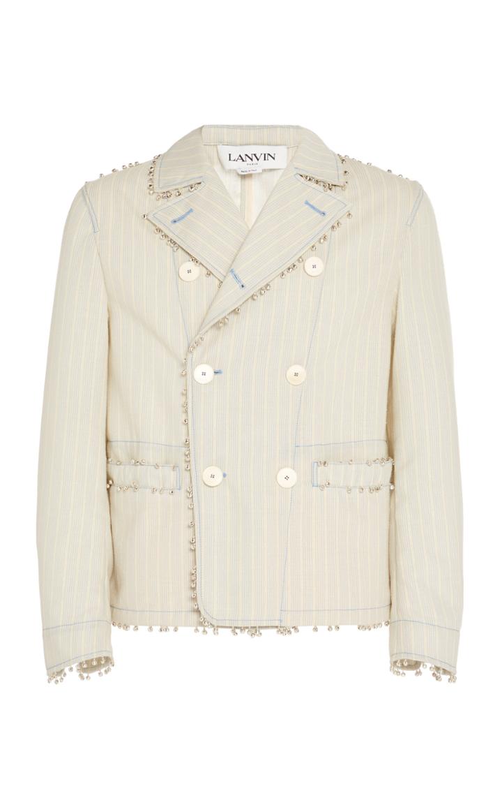 Lanvin Double Breasted Stitched Jacket