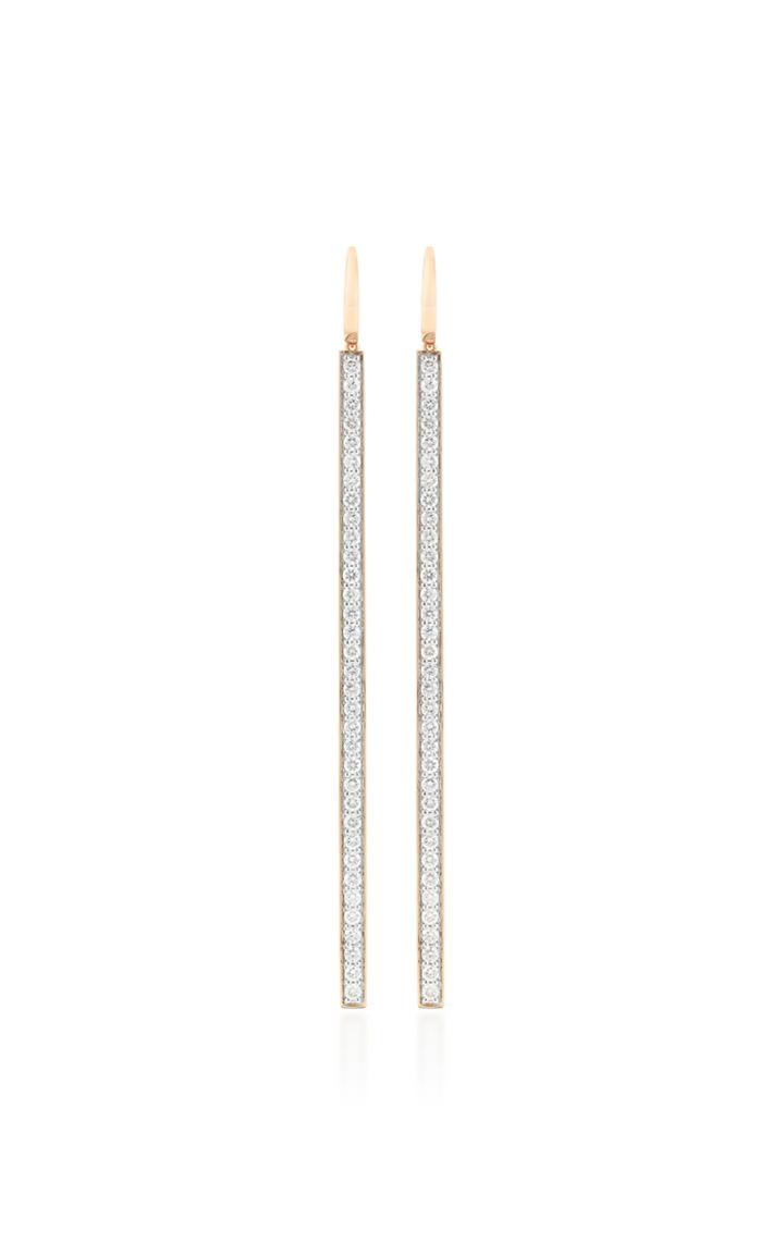 Walters Faith Grant 18k Rose Gold And Diamond Earrings