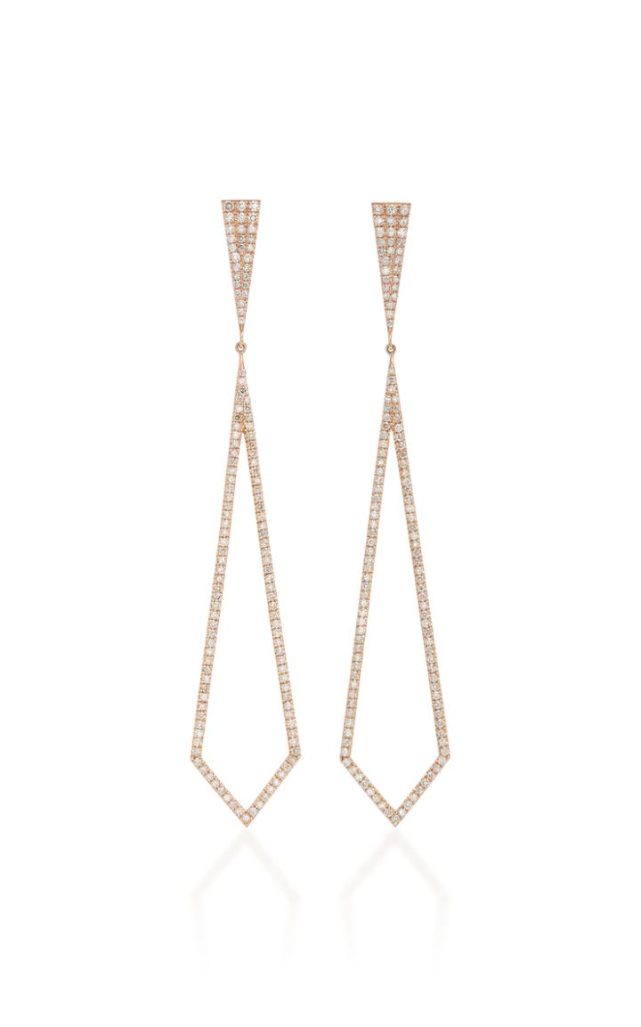 Eva Fehren Chrysler 18k Gold And Diamond Earrings